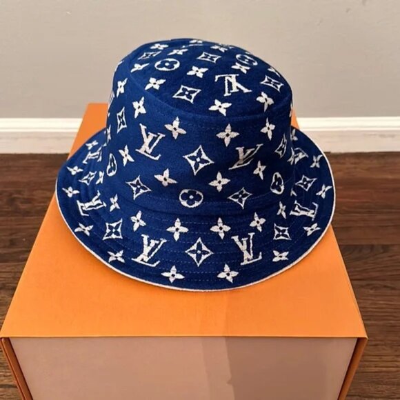 LV Blue Fisherman Hat - Picture 1 of 4